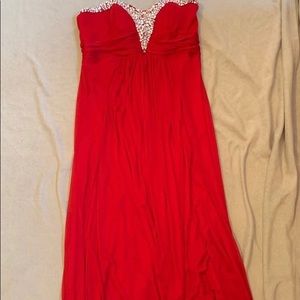 Red prom dress